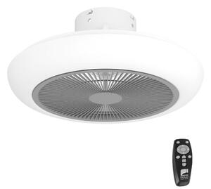 Ventilator LED dimabil de tavan SAYULITA LED/25,5W/230V alb/gri Eglo 35093 + telecomandă