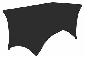 Husa flexibilă neagră pentru masă de banchet 180x76cm