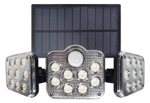 Proiector solar LED 20W cu senzor mișcare, 3,7V 1200mAh IP44 + telecomandă