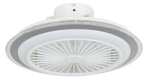 Ventilator LED dimabil de tavan ALBUFEIRA LED/25,5W/230V Eglo 35141 alb/gri + telecomandă