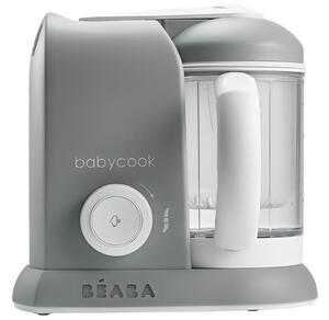 Aparat de gătit cu aburi cu blender BABYCOOK gri Beaba
