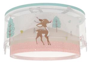 Plafonieră pentru copii LOVING DEER 2xE27/15W/230V Dalber 61276