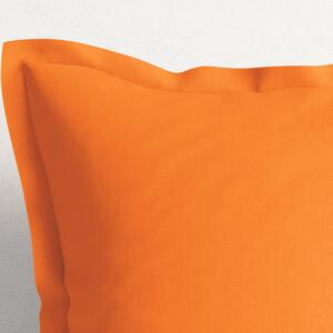 Goldea față de pernă din bumbac cu tiv decorativ - portocalie 45 x 45 cm