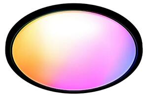 WiZ - Plafonieră LED RGB SUPERSLIM dimabilă 22W 230V Wi-Fi negru