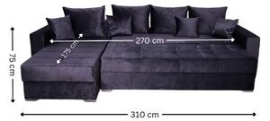 Coltar Extensibil Claudia XXL Fresh 32 Dreapta