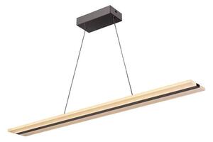 Lustră LED dimabilă pe cablu LED/40W/230V 3000-6500K crom + telecomandă