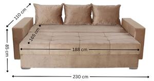 Canapea Extensibila Claudia mare Fresh 3