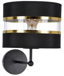 Lampă de perete ANDY 1xE27/40W/230V negru/auriu