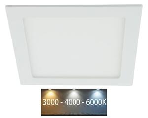 Plafonieră LED încastrată pentru baie 24W/230V 3000/4000/6000K IP44
