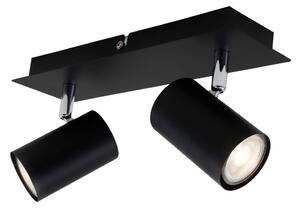 Spot SPOT 2xGU10/40W/230V negru Briloner 2857-025