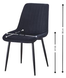 Scaun Living KJC176 Negru