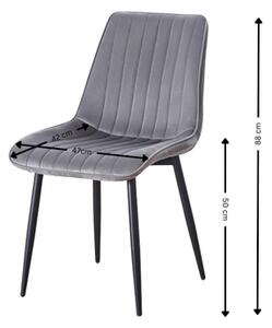 Scaun Living KJC176 Gri