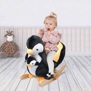 Balansoar si scaun pentru copii, pinguin