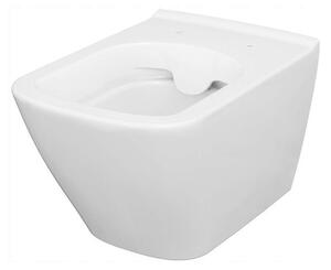 Cersanit City Square CleanOn, vas WC montat pe perete fără scaun, alb, K35-041
