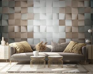 Tapet Cuburi din lemn, Fototapet Textură, Fototapet Copac, u75833 : Uwalls.ro