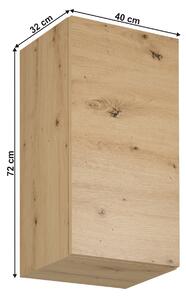 Dulap superior de bucătărie G40 Langari (stejar artisan) (S). 1016837