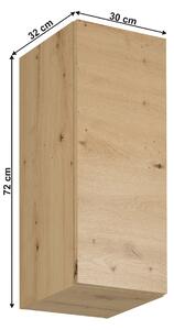 Dulap superior de bucătărie G30 Langari (stejar artisan) (S). 1016836