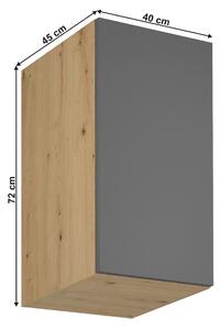 Dulap superior de bucătărie G40G Langari (stejar artisan + gri mat) (S). 1016902
