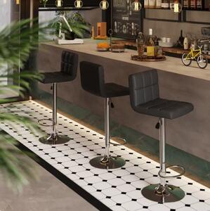 Scaun bar KJC342 Negru
