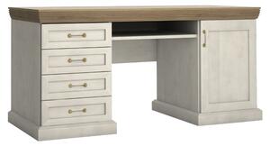 Birou ROYAL B1, pin nordic/stejar salbatic, PAL melaminat, 147x55x82 c