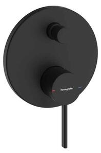 Baterie cadă-duș Hansgrohe Zesis S, montaj încastrat, negru mat