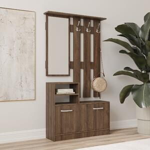 Cuier haaus Lyon, Stejar Bronz, L 85 x l 24 x H 180 cm