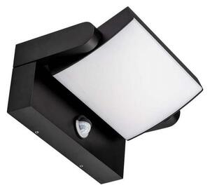 LED Aplica de perete exterior cu senzor LED/17W/230V 3000K IP65 negru