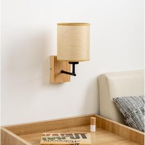 Lampă de perete Brilagi NUBILA WOOD 1xE27/25W/230V stejar/maro deschis