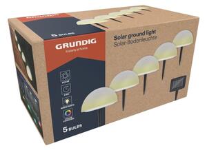 SET 5x lampă LED RGBW solară Grundig LED/3,2V IP44