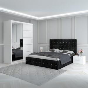 Dormitor Eric Negru 160x200