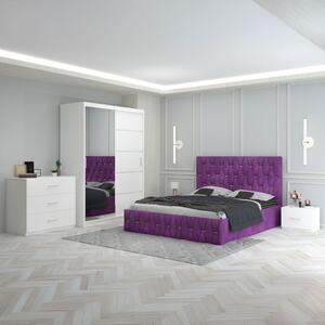 Dormitor Eric Mov + Comoda 3 Sertare 160x200