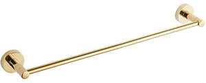 Rea accessories, suport pentru prosoape de baie cu 1 braț MIST 01, 253374, auriu strălucitor, REA-80008