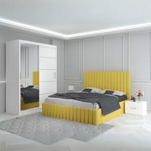 Dormitor Luca Galben 160x200