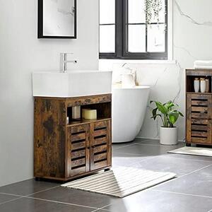 Dulap de baie sub chiuvetă - stil rustic