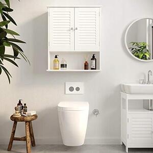 Dulap de baie suspendat din MDF 60 x 70 x 20 cm