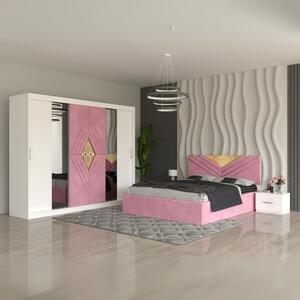 Dormitor Imperial Roz 160x200