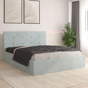 Pat Tapitat Filip Lemon + Saltea 20cm Grosime 140x200