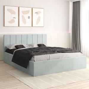 Pat Tapitat Sorin Lemon + Saltea Lux Ortopedica 140x200
