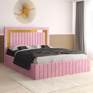 Pat Tapitat Ianis Roz+ Saltea Lux Ortopedica 160x200
