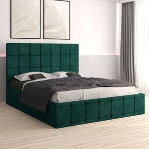 Pat Ven03 Verde + Saltea Lux Ortopedica 140x200