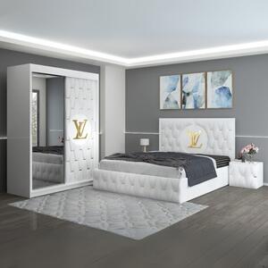 Dormitor Luis Alb 01 Tapitat