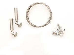 Set cablu extensibil Race crom, 5 m