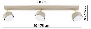 Brilagi - Spot LED MONO 3xGX53/13W/230V bej