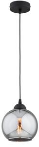 Brilagi - Pendul suspendat pe cablu DIOR 1xE27/60W/230V negru/gri fumuriu