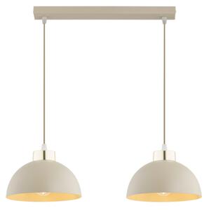 Brilagi - Pendul pe cablu MOON 2xE27/60W/230V bej/auriu