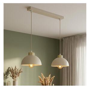 Brilagi - Pendul pe cablu MOON 2xE27/60W/230V bej/auriu