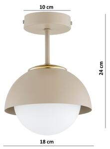 Brilagi - Lustru aplicat COSMO 1xE27/60W/230V bej/auriu
