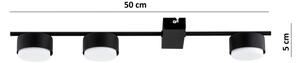Brilagi - Corp de iluminat cu MONO 3x GX53/12W/230V, negru