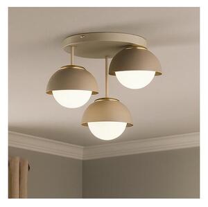 Brilagi - Lustră aplicată, COSMO 3x E27, 60W, 230V, bej/auriu