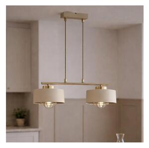Brilagi - Lustru suspendat pe cablu SPRING 2xE27/60W/230V bej/auriu